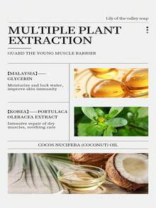 130g Clean Oil Control Fresh Flower Fragrance Lingland Fragrance Soap,It Can Be Used For Facial And Body Bathing. - Multicolor - View 6