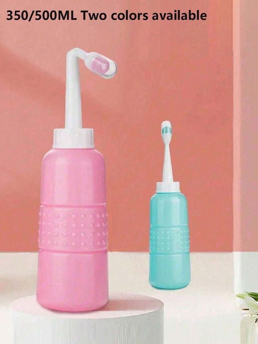 350/500ml 便携式坐浴盆喷雾器、带手持坐浴盆的旅行坐浴盆、旅行用便携式坐浴盆、个人用迷你手持坐浴盆喷雾器、卫生护理底部擦拭器、350/500ml 容量水箱 - 彩色 - 查看 1