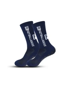 1 双足球袜运动防滑袜篮球袜斑点橡胶防滑足球袜，秋季 - 彩色 - 查看 15