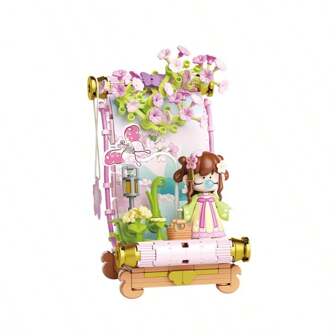 Miniso TOP TOY Nanci Four Seasons Scroll Series: Building Blocks, Assembling Toys, Decorations, Handheld Ltems