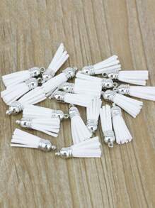 (20pcs/Pack) 4cm Retro British Style Tassels Keychain, Brooch, Clothing Decor, Bag Charm, Handmade DIY