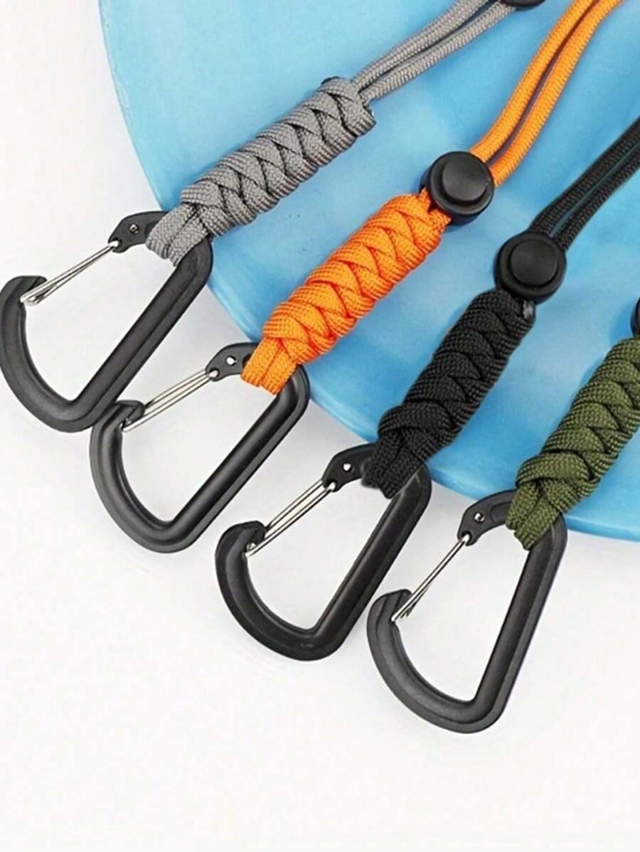 2 件装战术伞绳挂绳，背包挂钩扣，适用于户外背包登山露营