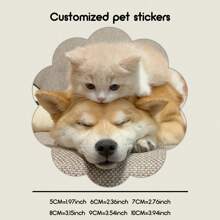 [Custom] Laminated Pet Sticker, Carry Your Beloved Pet Cuteness Everywhere. Whether It Is On A Water Cup, Notebook, Or Luggage, You Can Always Feel The Warm Companionship Of Your Furry Friend.,Back To School Fashion - Multicolor - View 99