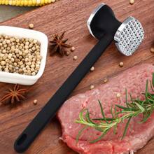 1PC Zinc Alloy Meat Tenderizer Double-Sided Meat Hammer, Steak Pork Chop Meat Hammer, Household Barbecue Marinated Meat Minced Meat Hammer Tendon Breaker, High Quality And Efficient, Multi-Functional Kitchen Tools