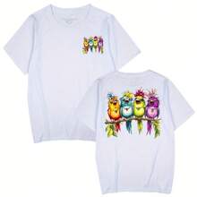 1 件/2 件/3 件春季可爱小鸟图案热转印贴纸，创意动物设计，适用于夹克、T 恤、包、帽子、枕头和其他装饰品