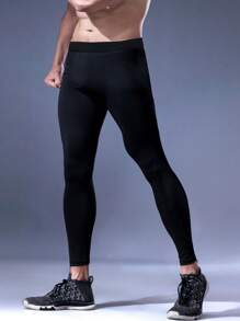 Men's Quick Dry Compression Leggings High Stretch & Breathable Sports Pants