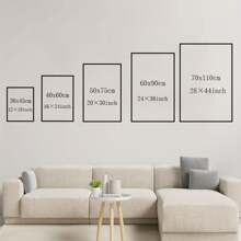 1pc Monstera Deliciosa Tropical Leaves Framed Canvas Wall Art, Decor For Living Room, Bedroom, Office - For Home Decoration