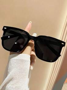 3 Paar/1 Paar modische Retrobrille mit eckigem Rahmen, Sommermode Brillen für Jungen und Mädchen (Geschenkbrillenetui)