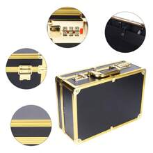 Suitcase Storage Box Barber Carrying Case Clipper Trimmer Organizer PasswordLock - 1 - View 1