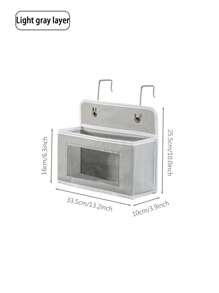 新款多功能门上储物收纳袋，1/3/5 层悬挂式衣柜收纳袋，带透明窗口，节省空间的家用储物盒，适用于食品储藏室、学校、浴室、卧室、厨房、宿舍、房车