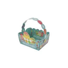 12/24PCS 12*9*6cm Creative Easter DIY Gift Boxes, Adorable Rabbit & Chick Elements To Handcraft And Convey Heartfelt Wishes, Instantly Boost Party & Holiday Atmosphere!