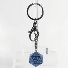 Pendant Dice Keychain, Creative D20 Dice Charm Keyring Lucky Gift For Hanging Accessories - D20 Pattern Keychain - View 8