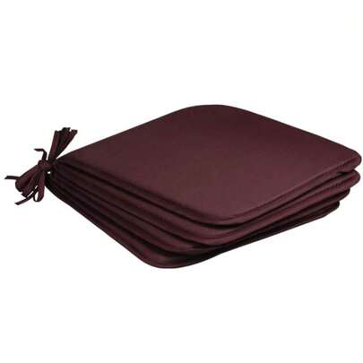 Cojín para Silla,  Liso (4 Piezas)