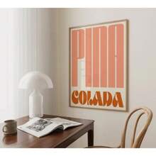 1pc Sangria Drink Negroni Canvas Painting Club Bar Shop Home Decor Cartoon Juice Mojito Aperol Spritz Canvas Painting No Frame