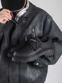 أحذية أكسفورد الكلاسيكية السوداء الكاجوال للرجال، عصرية، قابلة للتنفس، خفيفة الوزن، متعددة الاستخدامات، مناسبة لجميع المواسم