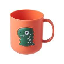 1pc/2pcs Cute Dinosaur Toothbrush Holder Cup, Plastic Rinse Cup Portable Water Cup, Multifunctional Bathroom Kitchen Toothbrush Rack Home Bathroom Decor Summer - Multicolor - View 7