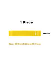 1pc Resistance Bands For Working Out, Exercise Bands Resistance Bands Set With 5 Resistance Levels, Multi-Colored Workout Bands For Indoor And Outdoor Fitness, Leg Strength Training, Rehab, Yoga