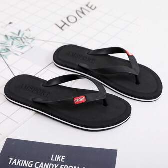 男士人字拖，防滑耐磨舒适人字拖，休闲简约户外拖鞋，沙滩鞋