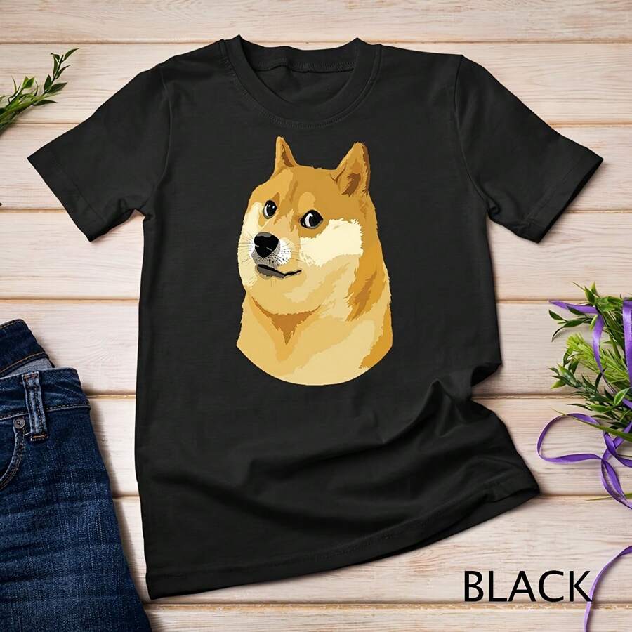 Dogin Dog Head Blockchain Shiba Inu Cryptocurrency T-Shirt Sweatshirt