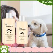 100ml 或 300ml 宠物洗发水，温和清洁宠物猫狗洗发水，让毛发顺滑无痕，适用于贵宾犬、萨摩耶犬、哈士奇犬、拉布拉多犬，宠物圣诞礼物 - 透明 - 查看 12