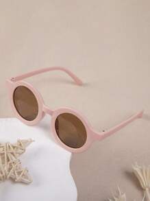 2pcs/Set Exaggerated Bow Headband & Circular Eyeglasses Frame Decor Fashion Sweet Cute Kids Hair Accessories