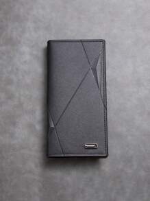 男士钱包，青年薄软皮夹，大容量，多个卡槽，时尚长款钱包适合青少年夏季休闲户外运动或度假旅行或毕业礼物或生日礼服配饰