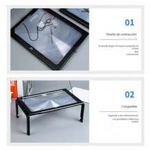 Lupa Con Led Para Leer, Tejer Y Hacer Manualidades - Multicolor - Ver 10