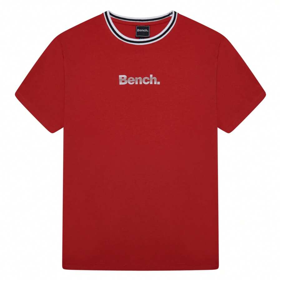 Bench Tee SS MONOCO - RED/BENCH Only - View 1