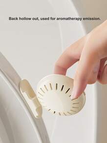 1pc Creative Scented Toilet Seat Handle, Random Color Bathroom Decor - Multicolor - View 5