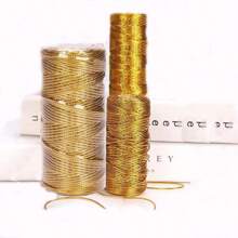1 Cuộn 1,5mm 100M Dây Macrame Vàng Bạc Dây Thừng Cho May Vá DIY Dây Thừng Ruy Băng Thủ Công Dây Thừng Xoắn Chỉ Trang Trí Nhà Giáng Sinh, Giáng Sinh Ngày Valentine - nhiều màu - Xem 3