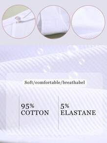 7Pcs Cotton Sexy Sweet Ring Button Hollow Women's Briefs, Threaded Cotton Comfortable Breathable Panties - 彩色 - 查看 5