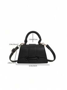 Classic Fashion Charm Mini Niche Ladies Hand Crossbody Small Square Bag, Super Fire Lychee Pattern Simple Red Envelope