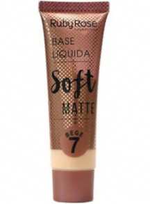 Soft Matte BEIGE/Chocclate Ruby Rose HB-8050 Liquid Foundation - Bege7 - View 3