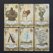 Old Style Lenormand Card, Fortune Telling Tarot Oracle Card Games,Divination Table Games,Family Party Entertainment Game - Multicolor - View 4