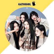 NJZ - NEW JEANS - BOTTON 4.5 Cm - KPOP-IDOL-KOREAN- Bottom/Button - Button - Brooch Pin - Button - Button - Pin - Botum BOTTONS - B11-單按鈕 - 查看 2