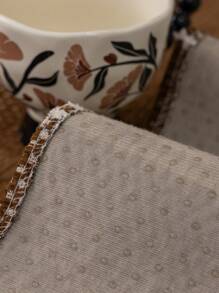 1 件雪尼尔沙发套，防滑沙发垫，适合所有季节 - 咖啡棕 - 查看 8