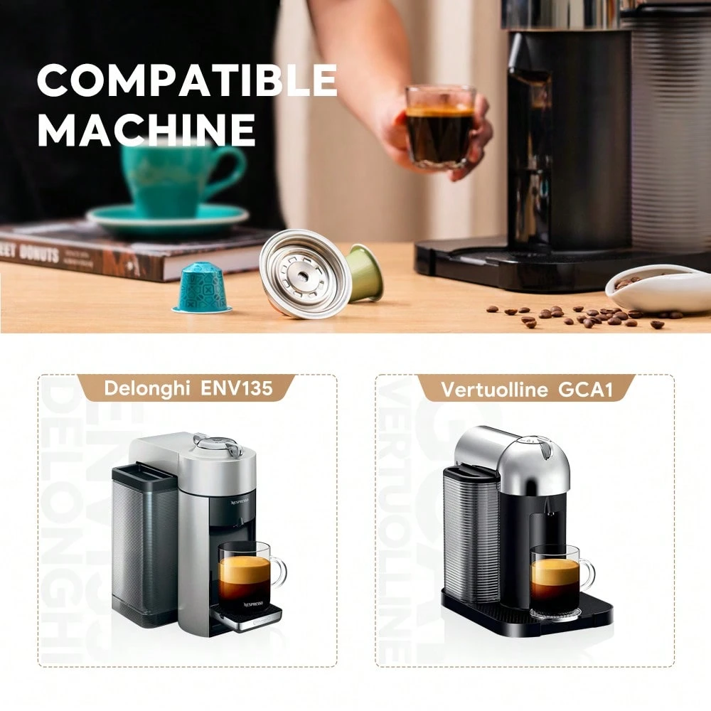Adattatore riutilizzabile per capsule di caffè copatibile con le acchine da caffè Nescafé. Si adatta ai odelli Genio S e Piccolo | SHEIN ITALIA