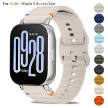 Tali Silikon Ocean 22mm Kompatibel dengan Redmi Watch 5 Active/Lite Gelang Correas Kompatibel dengan Redmi Watch 5Active 3Lite Aksesoris Tali Jam - Untuk Redmi 5Active/5 Lite - View 1