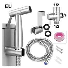 1 套完整浴室高压淋浴枪，配套马桶和浴缸配件，身体清洁枪，浴室