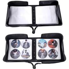 520 Disc CD/DVD Wallet Binder Book Sleeves Disc Storage Bag Carrying Case Black - Black - View 3