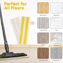 2/4/6/8 Pack Nozzles Covers And Microfibre Mop Cloth For Karcher SC1 SC2 SC 3 SC 4 SC 5 EasyFix Steam Cleaner, Floor Cleaning Karcher EasyFix Set - Multicolor - View 8