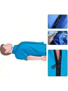 Modelo De Maniquí Adulto Para Formación En Primeros Auxilios - Azul - Ver 4