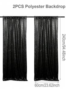 1 pièce Rideau de fond en sequins or/argent, plusieurs couleurs, décoration de fond de fête, rideaux de fond de mariage, décoration de mariage, décoration de baby shower, décoration de révélation de genre, décoration de fête d'anniversaire, pour studio de photographie, décoration de fond photo
