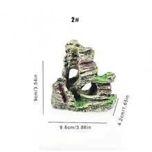 Resin Fake Mountain, Ornamental Craft, Fish Tank Decor, Aquarium Ornaments