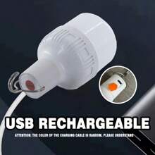 4 Stück/2 Stück/1 Stück wiederaufladbare LED Campinglampe, multifunktionale Taschenlampe mit Haken, matter ABS, 36V max. für Camping, Wandern, Abenteuer, Klettern, Notfall, Urlaub, Camping Zubehör - Campinglampe - Übersicht 7