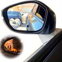 1對/2對愛心形汽車盲點後視鏡 無框 360°廣角凸面鏡 扇形停車輔助鏡 - 心形 - 查看 3