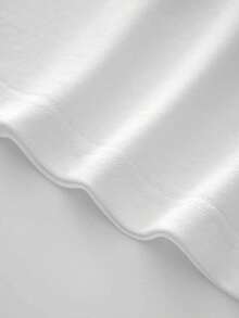 Imprimir a Dios- Top Casual de Verano en Negro, Diseño Gráfico Blanco, Tejido de Poliéster Cómodo para Atuendo Casual, Ropa de Playa | Cuello Redondo Casual | Camiseta Ligera, Camisa de Playa Tejido Transpirable 220g algodón pesado - Blanco - Ver 3