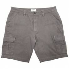 Men's Cargo Shorts Cotton Lightweight Multi Pocket Casual Outdoor Hiking Shorts - 灰褐色 - 查看 1