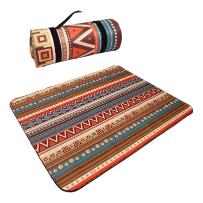 Coperte da picnic, tappetino da picnic Boho per tappetino da esterno impermeabile pieghevole anti-sabbia di grandi dimensioni per feste, campeggio, pa