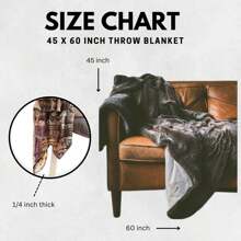 Into The Spider-Verse 60th Anniversary Softest Comfy Throw Blanket For Adults & Kids | Measures 60 X 45 Inches - màu đen - Xem 6